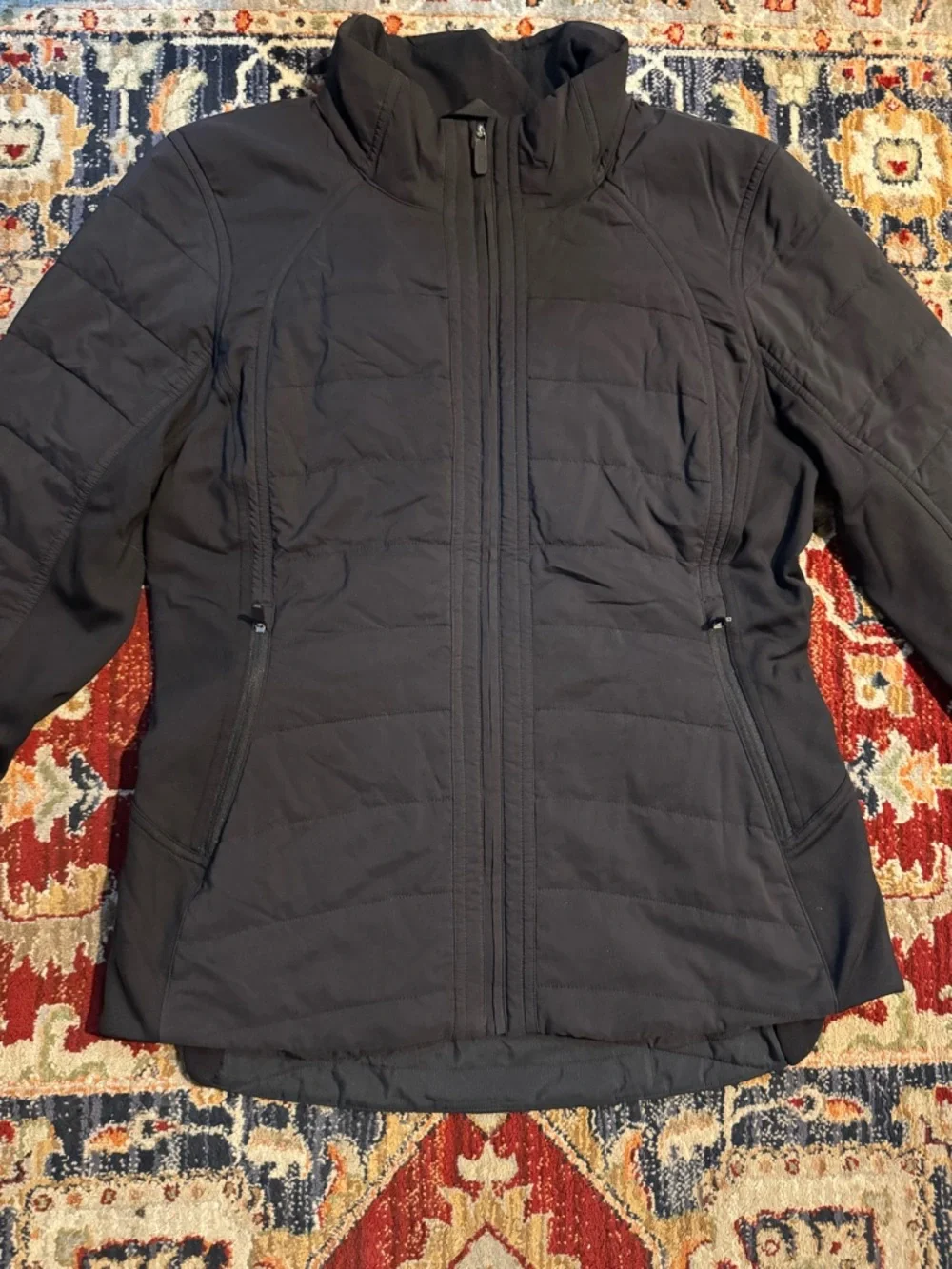 Lululemon Zip Up Jacket Black Womens Size 10 (US Medium) - Picture 2 of 8